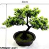 Cây Thông Bonsai giả kèm chậu